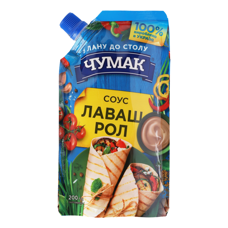 Соус Лаваш рол д/п 200г Чумак