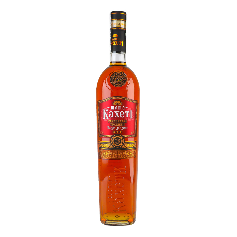 Бренді грузинський Шато Кахеті 3* 40% 0,7л