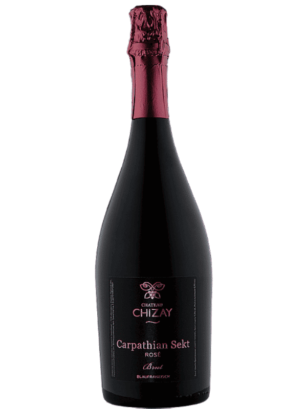 Вино ігр. Carpathian Sekt Blauffrankisch рож. брют 0,75л ШатоЧизай