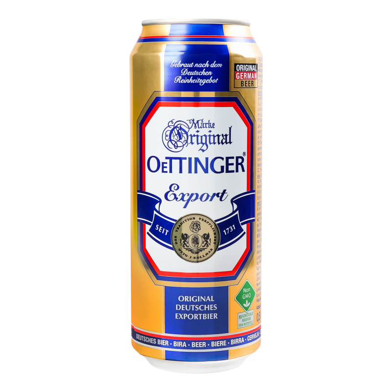 Пиво Oettinger Export 5,4% ж/б 0,5л