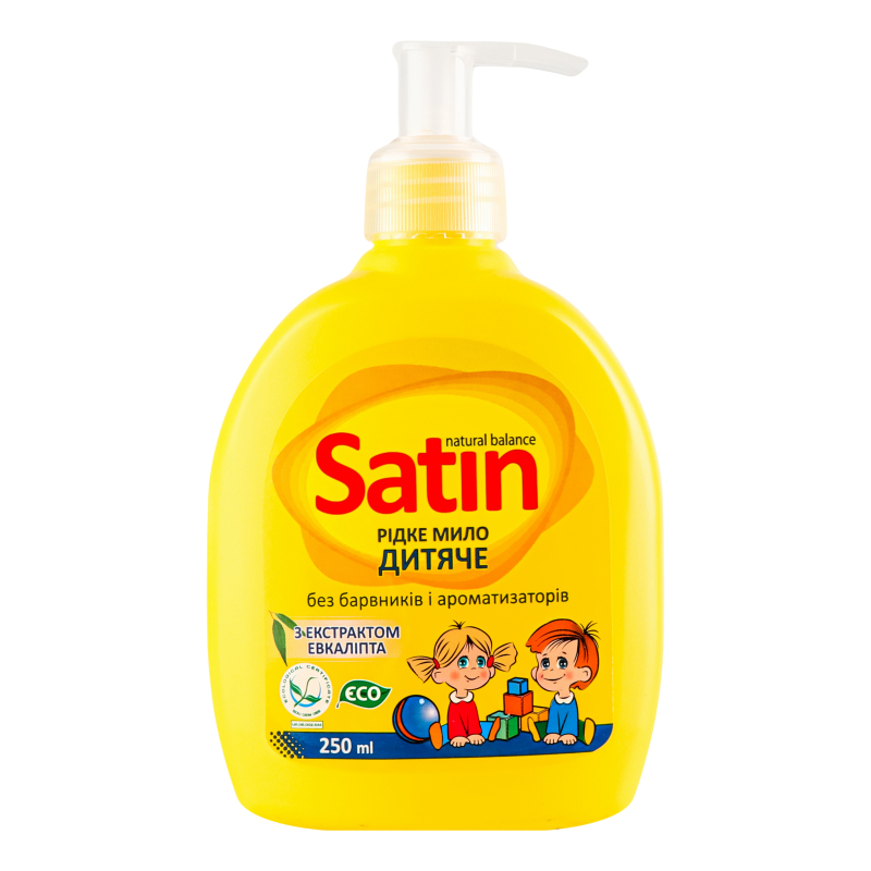 Гель-мило д/дітей Satin Natural Balance 250мл