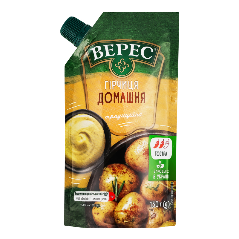 Гірчиця “Домашня” 130 г д/п “Верес”