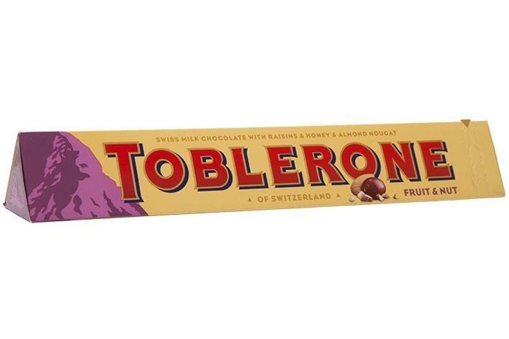 Шоколад мол Toblerone родзинки-подр.горіхи 100г