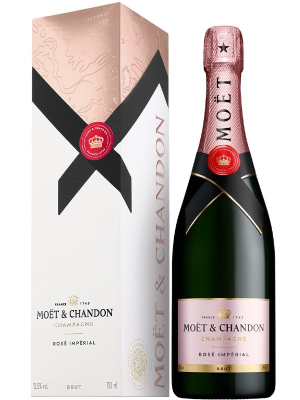 Шампанське Moet+Chandon Rose Imperial Brut п/у 0.75л