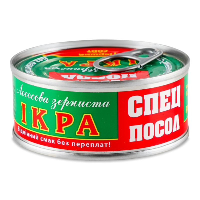 Ікра лососева ж/б 80г Спецпосол