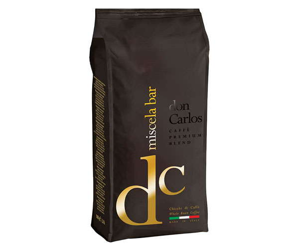 Кава нат.смажена в зернах Caffe Don Carlos  1кг