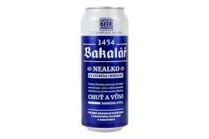 Пиво Bakalar dry hopped 0.5 б/а ж/б