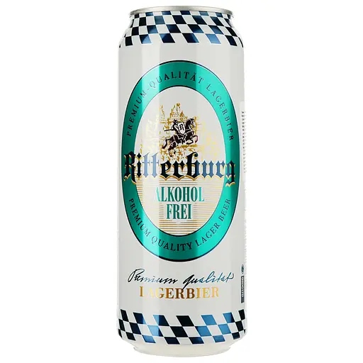 Пиво б/а Ritterburg ж/б 0,5л