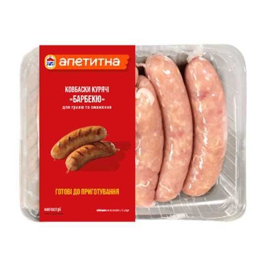Ковбаски Барбекю курячі охол. 570г Апетитна