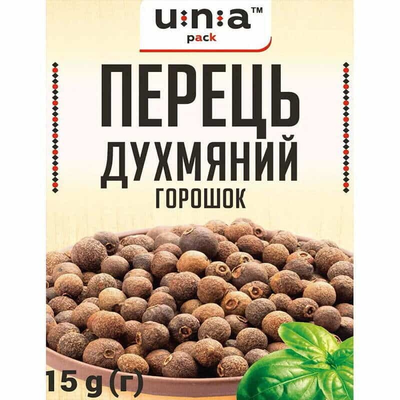 Перець духмяний горошок 15г UNA