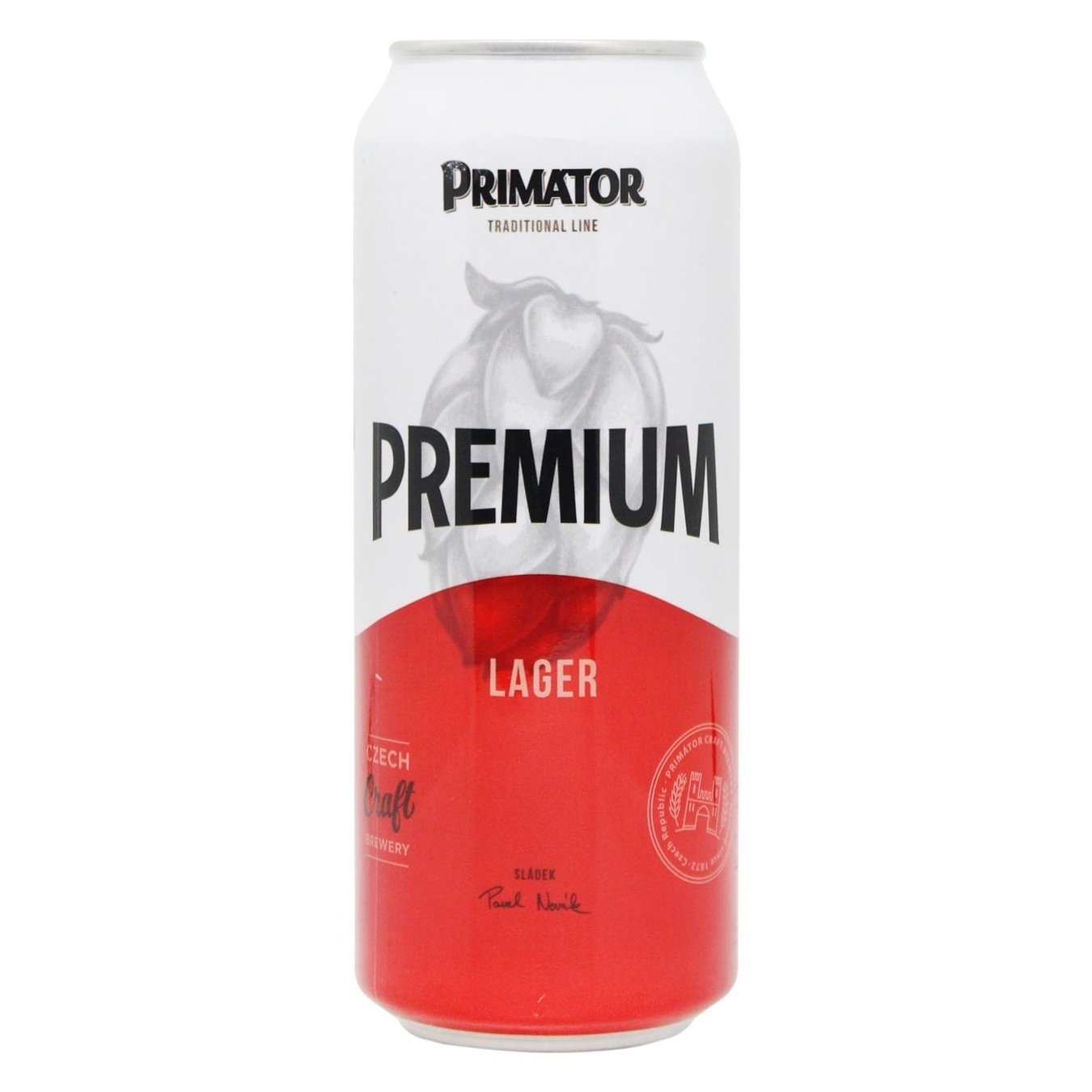 Пиво Primator премiум 5% ж/б 0,5л