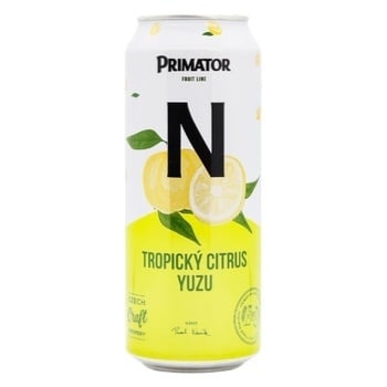 Пиво б/а Primator Yuzu ж/б 0,5л