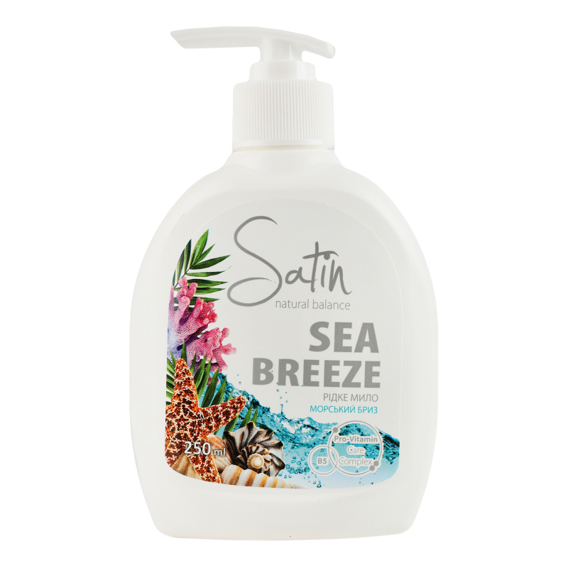 Гель-мило Satin Natural Balance морський бриз 250мл