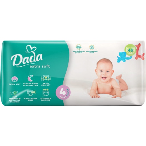 Підгузки дитячі Dada Extra Soft MIDI (4-9 кг) 50 шт/уп 3