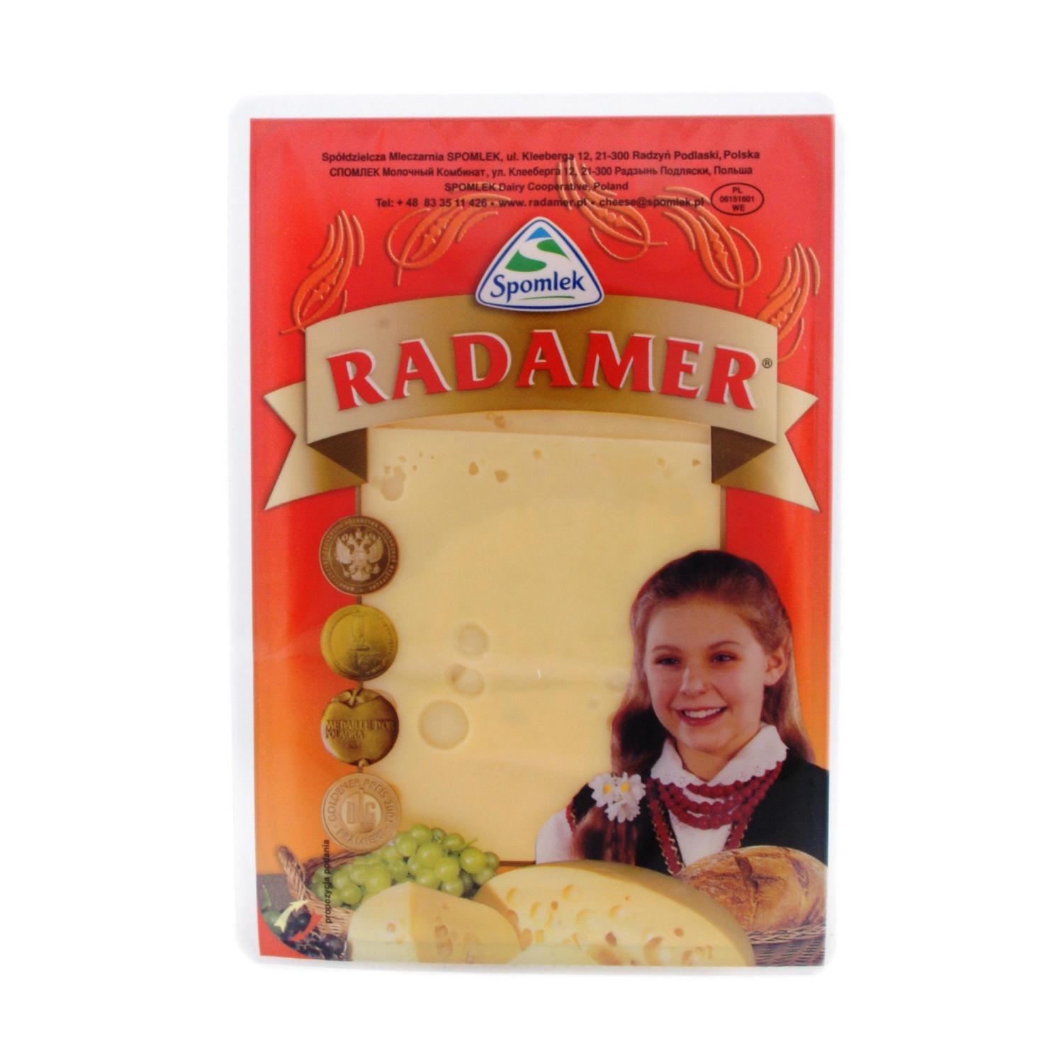 Сир  Радомер брусок 45% 200г Spomlek