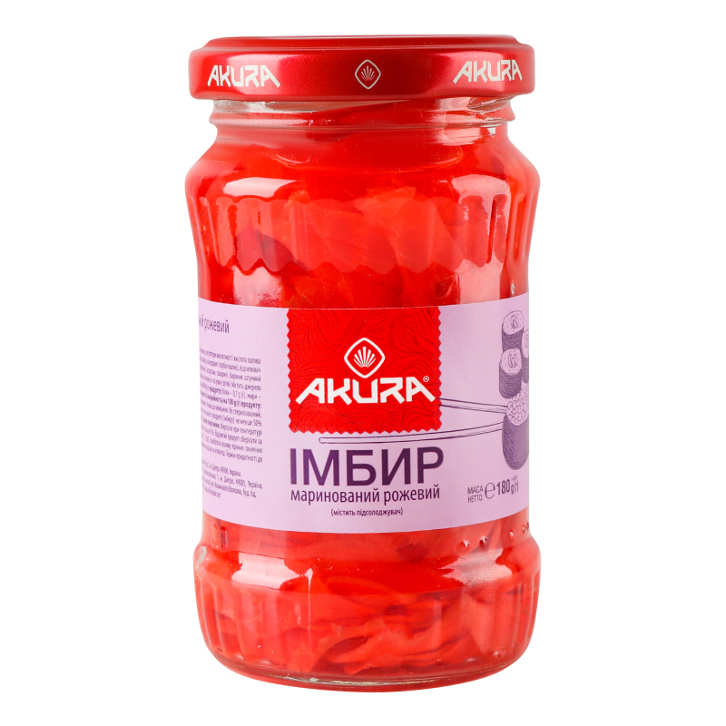 Імбир маринований 180г Akura