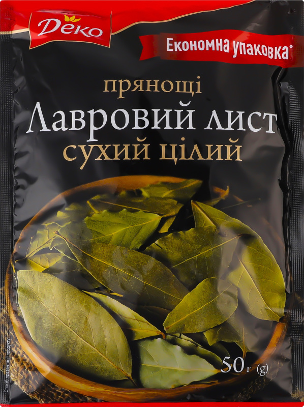 Лавровий лист 50г Деко