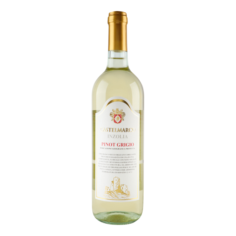 Винo б/сух T.SiciIiane InzoIia Pinot Grigio Bianko12% 0.75л Італія