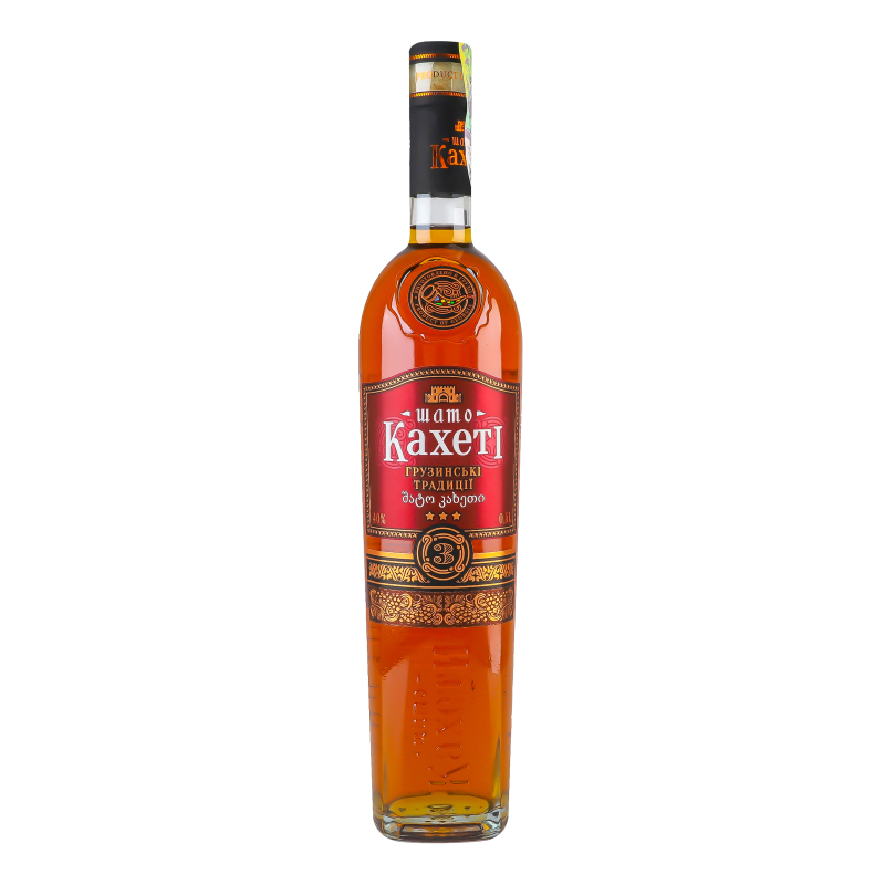 Бренді груз. Шато Кахеті 3р 40% 0,5л