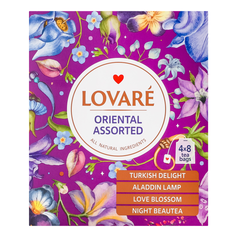 Чай чорний LOVARE Асорті ORIENTAL 32пак