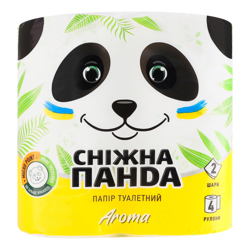 Папір туал. Сніжна панда Арома  4шт