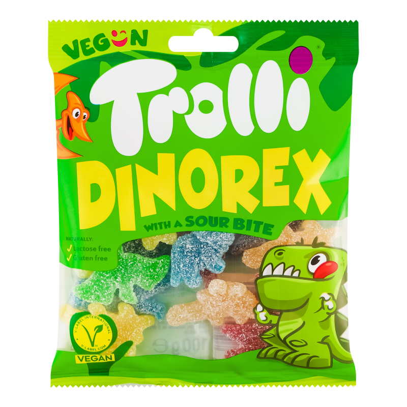 Мармелад жув.зефір Dino Rex 100г Trolli
