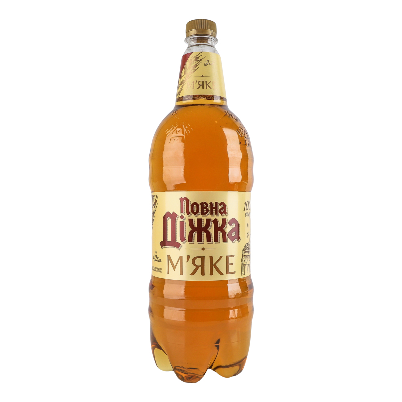 Пиво Повна Діжка М’яке 4,2% пет 1,8л