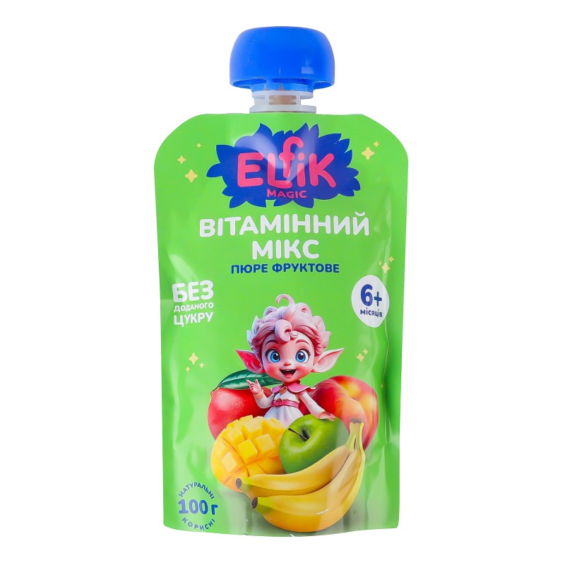 Пюре Elfik Magic Вітамінний Мікс д/п 100г