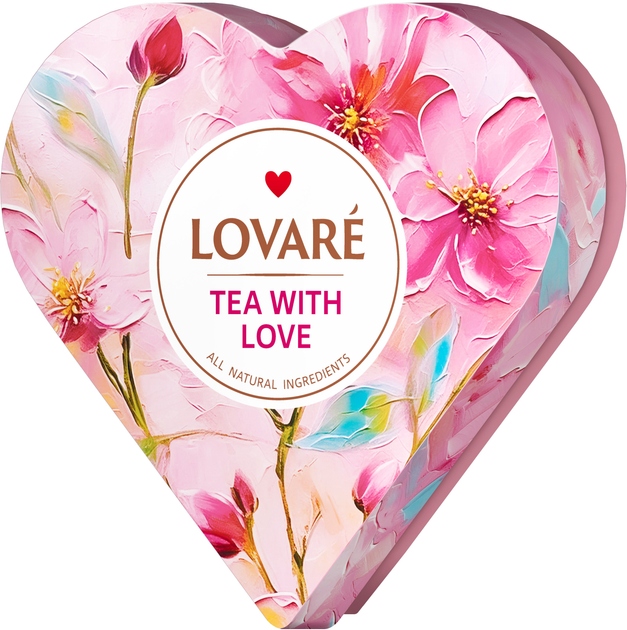 Набір чаю LOVARE TEA WITH LOVE серце 68г