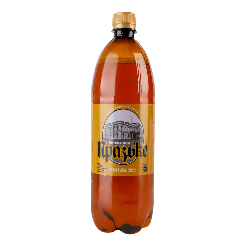 Пиво Празьке 4,8% пет 1л Рівень