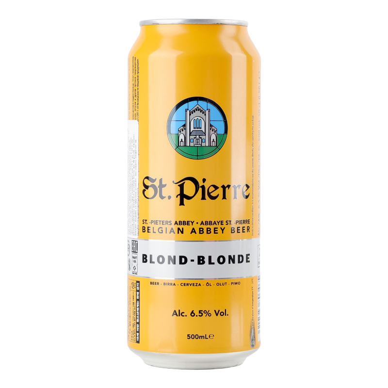 Пиво St.Pierre Blonde 6,5% ж/б 0,5л