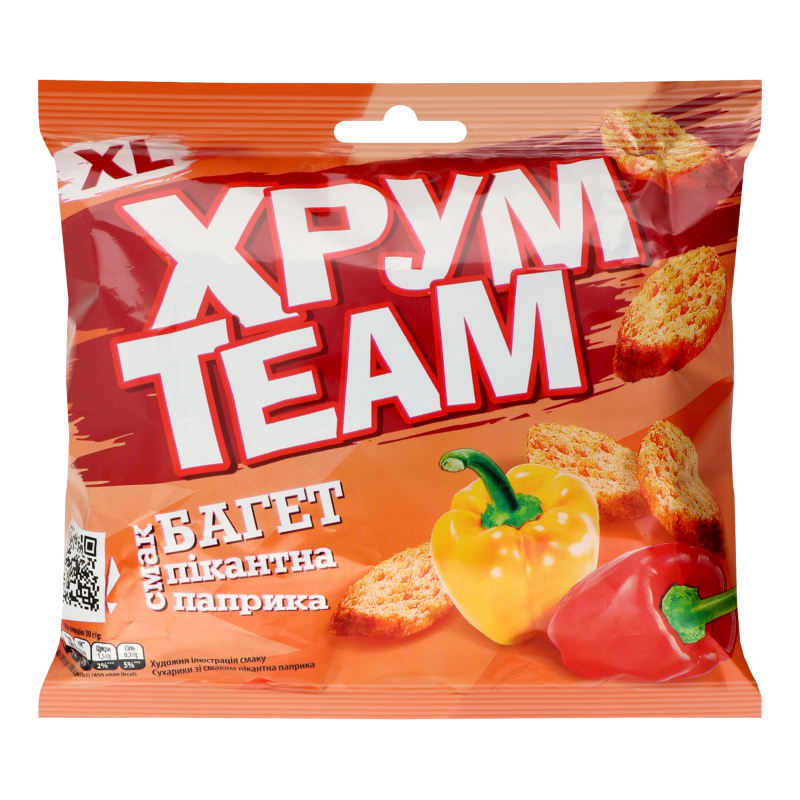 Багет ХрумTeam пікантна паприка 90г