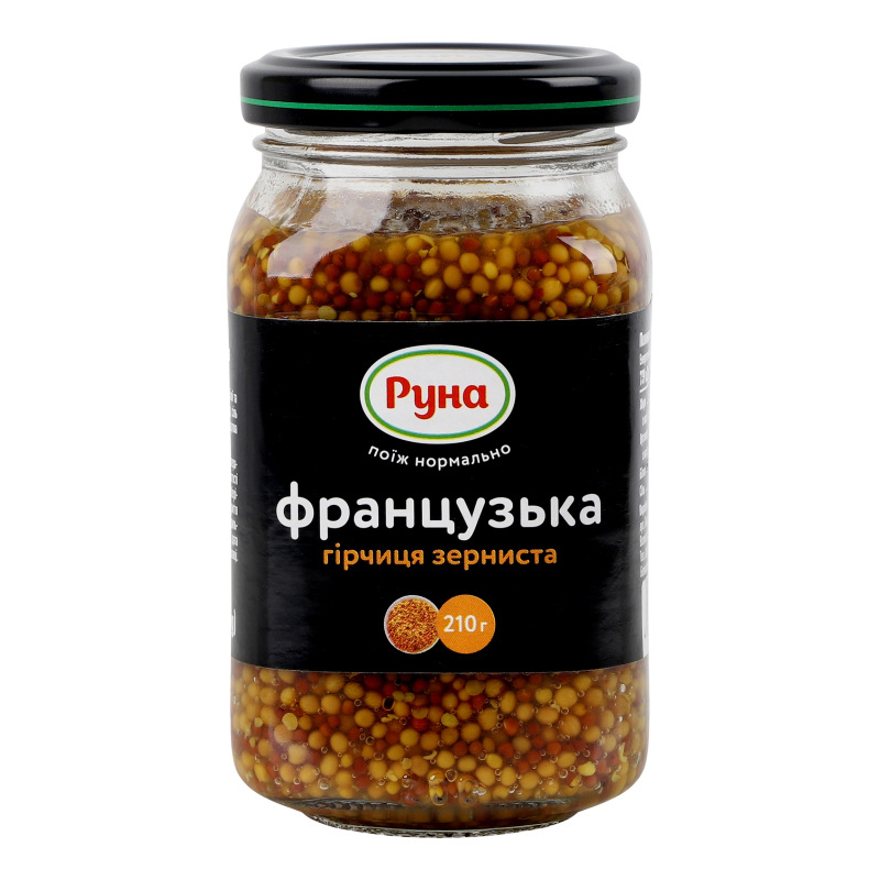 Гірчиця “Французька зерниста” 210г /ЛЗП/