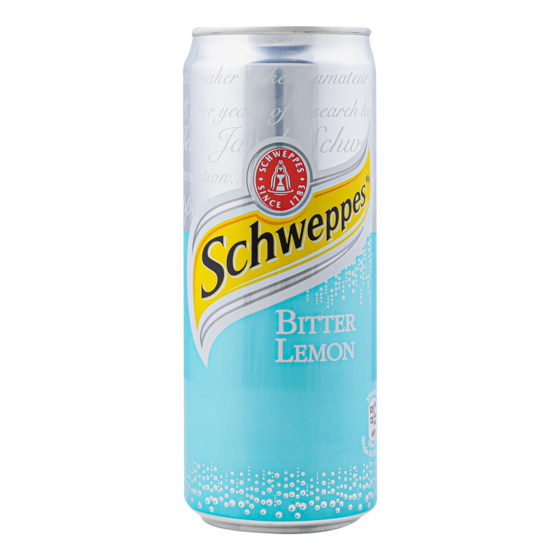 Напій Schweppes Bitter Lemon сильногаз безалк ж/б 0,33л