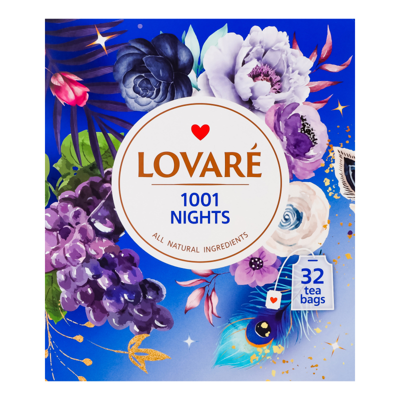 Чай LOVARE 1001 Ніч 32пак