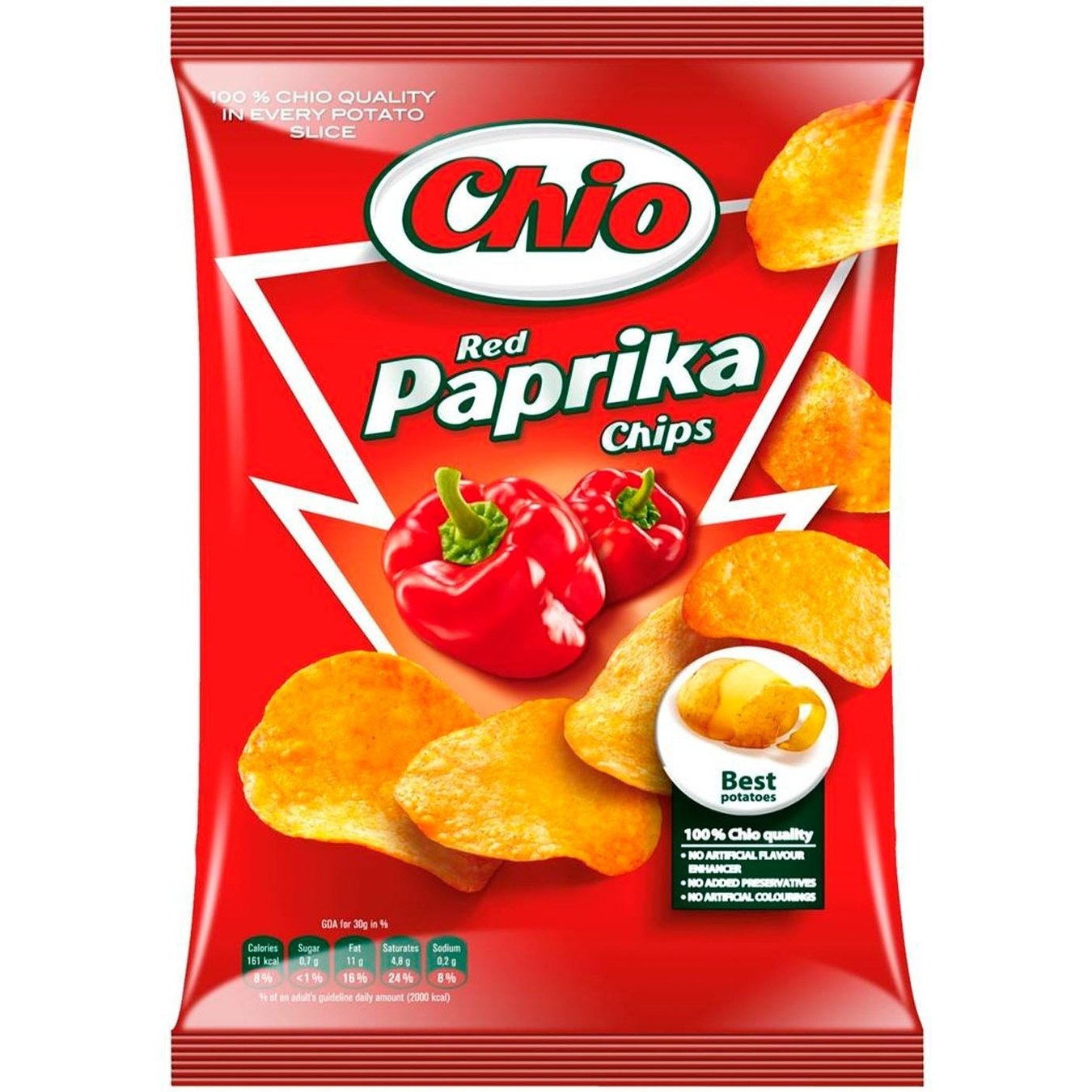 Чіпси Chio паприка 75г