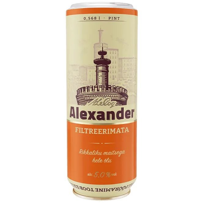 Пиво A Le Coq Alexander Unfiltered 5% ж/б 0,568л