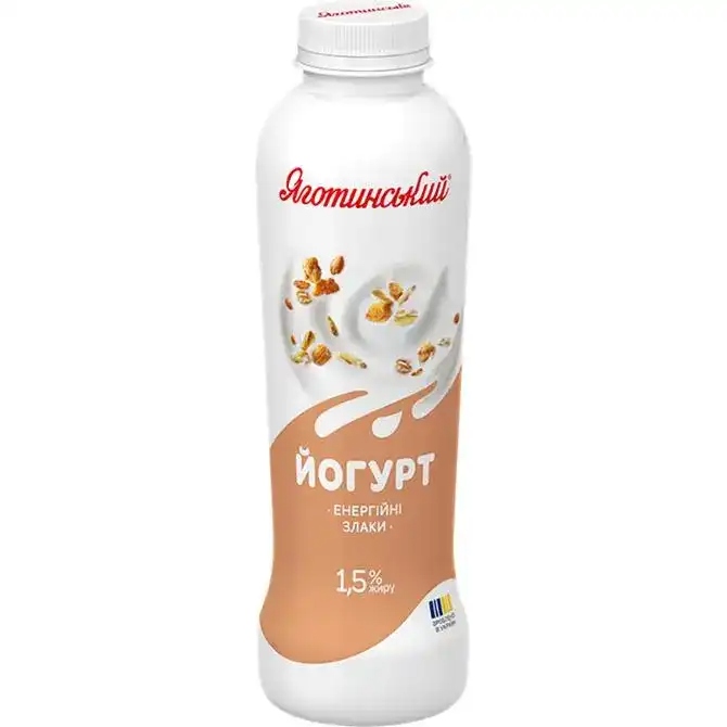 Йогурт злаки 1,5% пет 520г Яготинське