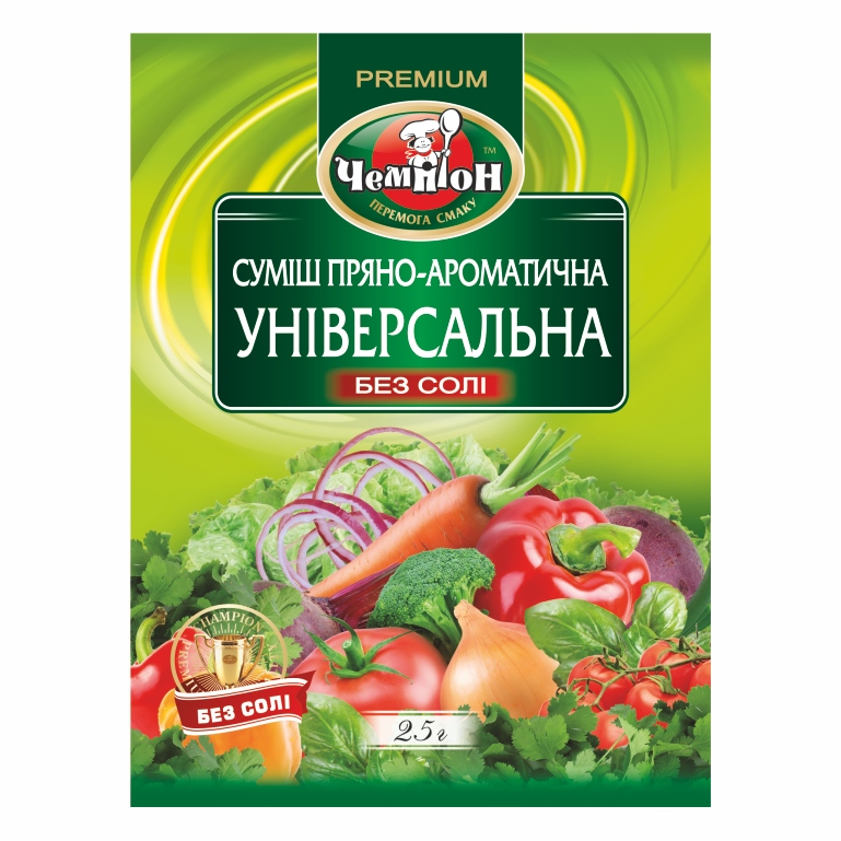 Приправа Універсальна б/солі 25г Чемпіон