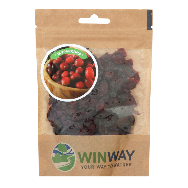 Журавлина сушена 100г Winway