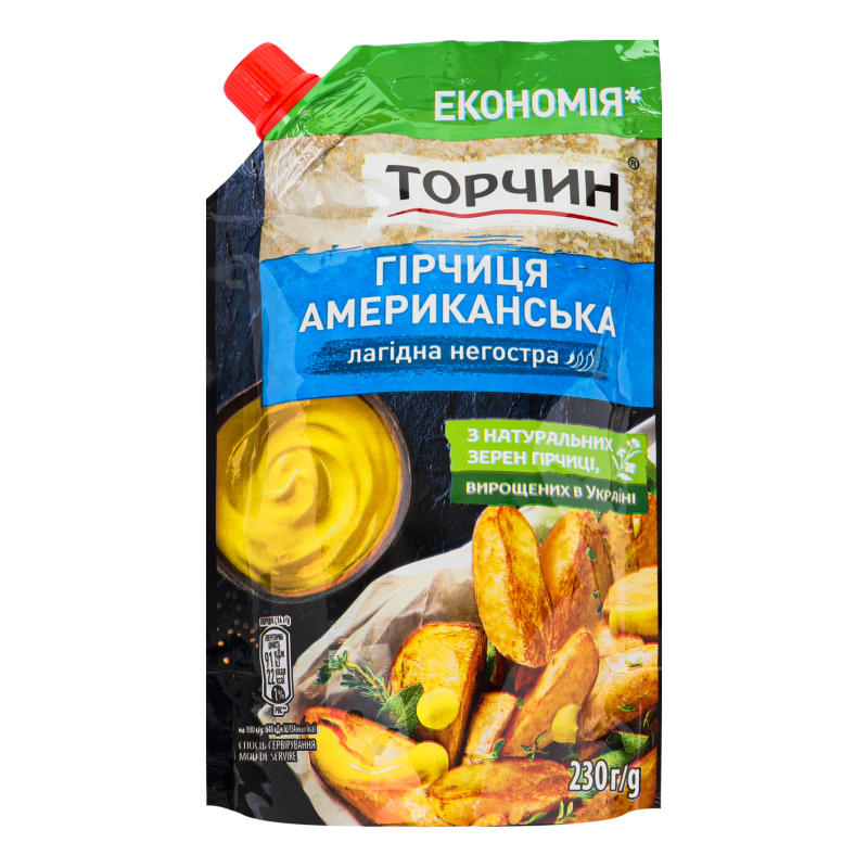 Гірчиця Американська дойпак 230г Торчин