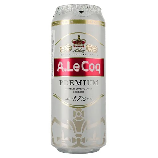 Пиво A Le Coq Premium 0.5л ж/б