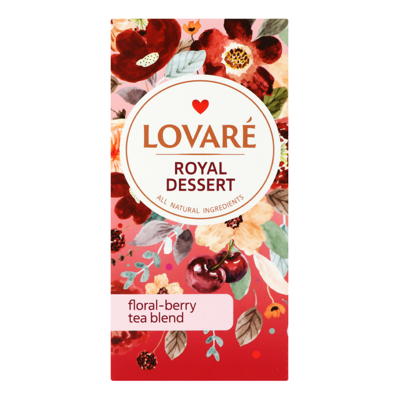 ТМ LOVARE “Королівський десерт ” 24пак по 2г.12шт/ящ