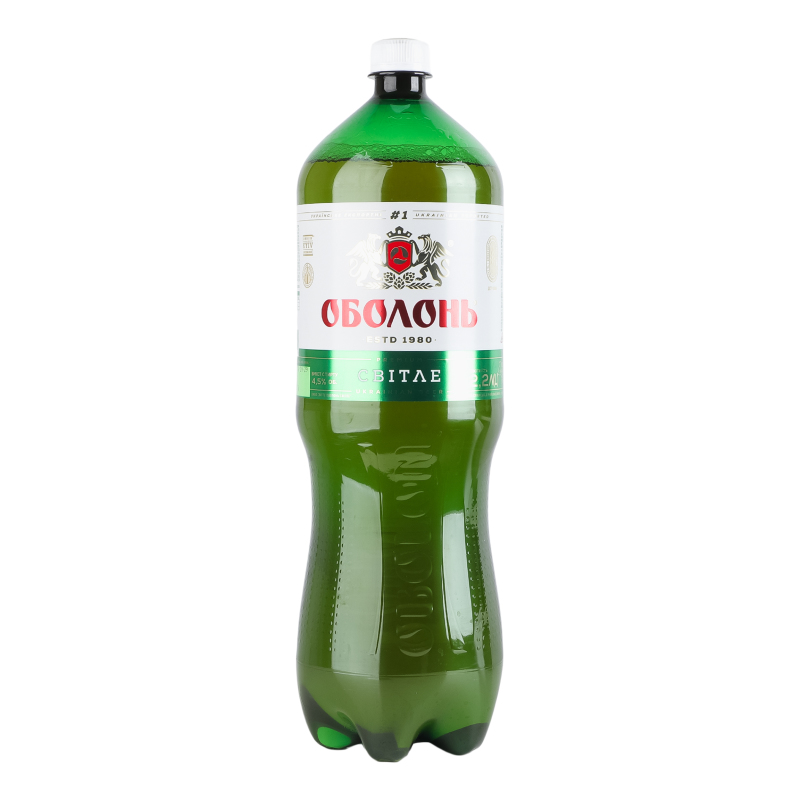 Пиво Оболонь Світле 4,5% 2,2л