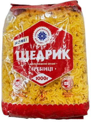 Макар.вироби Гребінці 1кг Щедрик