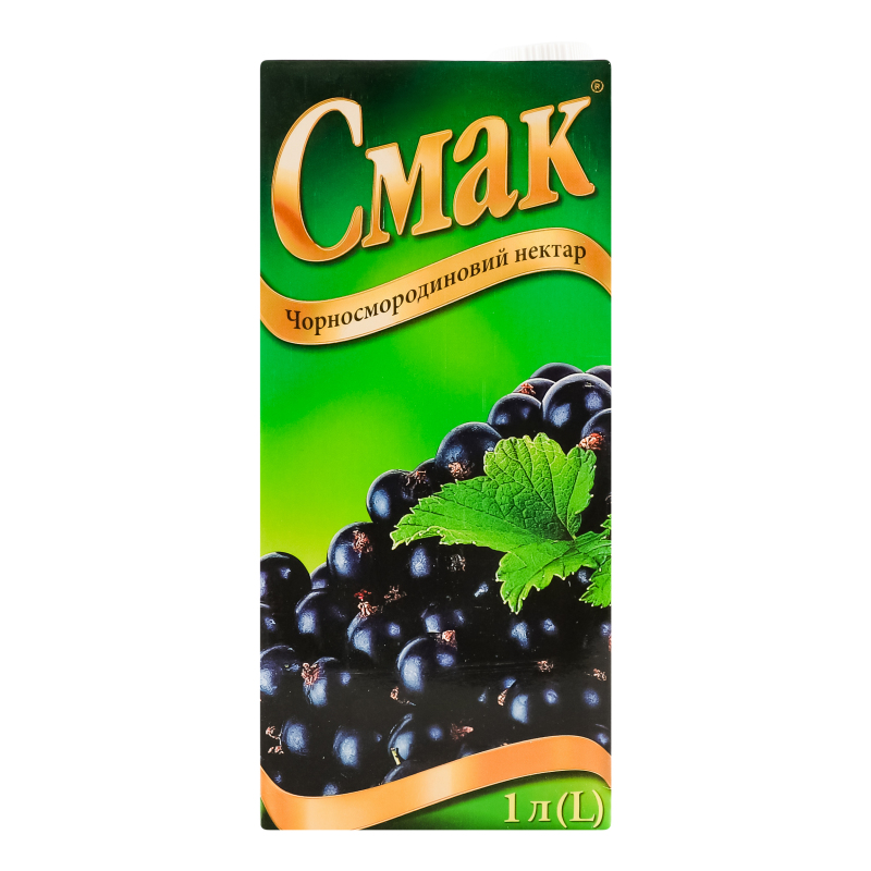 Нектар Смак чорна смородина 1л