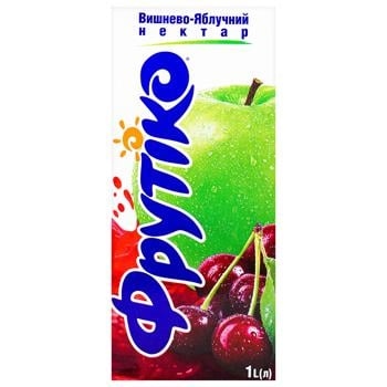 Нектар Фрутiко вишнево-яблучний 1л