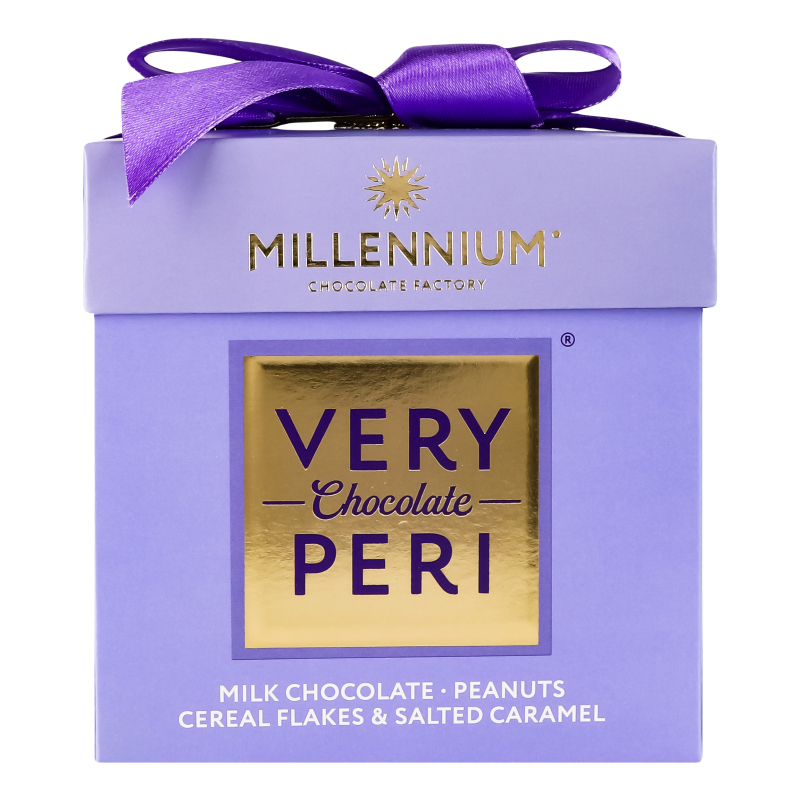 Цукерки мол Millennium Very Peri арахіс-родз-злак.пласт-сол.карамель 140г