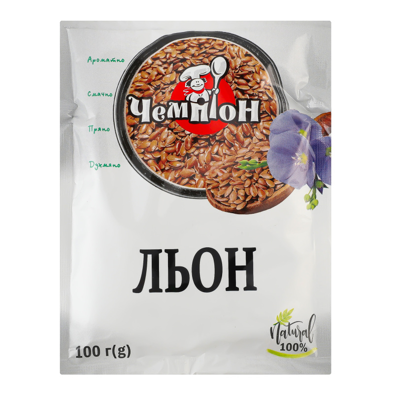 Льон насіння 100г Чемпіон