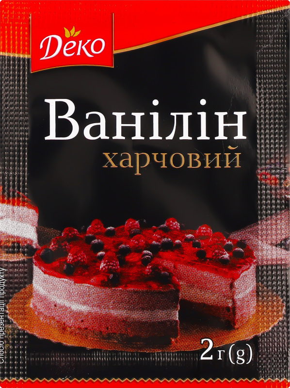 Ванілін харчовий 2г Деко